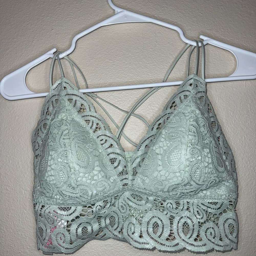 PINK Victoria's Secret Lace Bralette in Mint